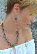 Glass Geometric Necklace